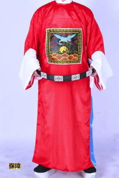 戏曲官衣戏剧官服七品芝麻官演出服装儿童县官服装知县令演出服装