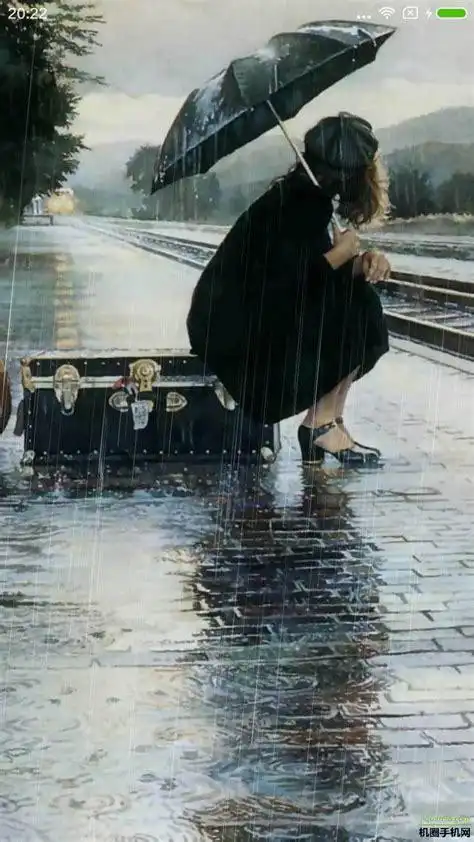 一个人淋雨的伤感图片大雨淋湿的照片2022已更新今日推荐
