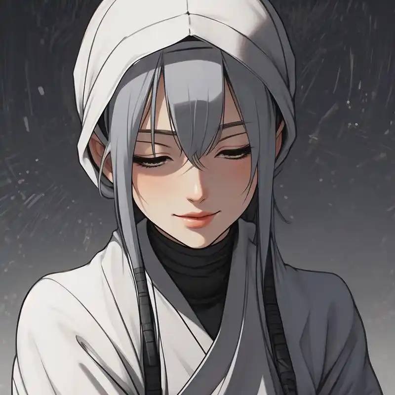 亲们,来看看这个打坐的小尼姑可爱头像吧!