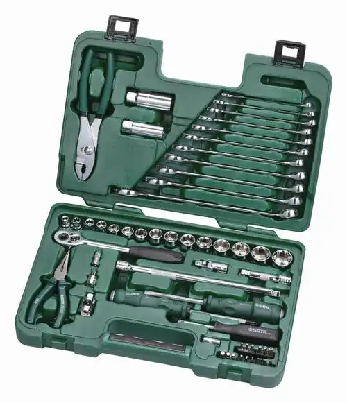 世达工具箱56件套装组合棘轮套筒扳手汽修汽保工具修理修车 09509