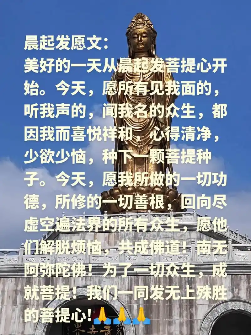 晨起发愿文.[呲牙][合十][玫瑰]晨起发愿文: 美好的一天 - 抖音