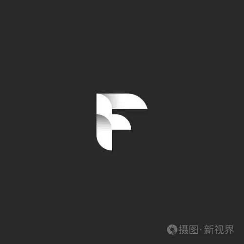 字母f 简单的标志
