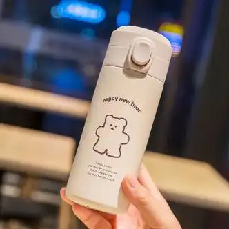 杯具熊保温杯保温48小时以上学生上学专用女孩小巧女款杯子高颜值儿童