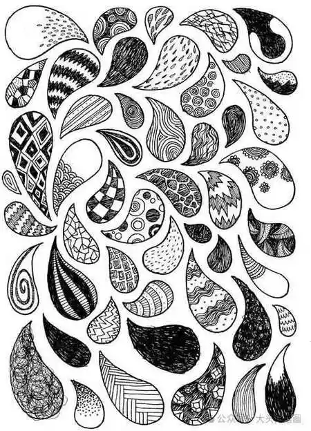 教大家轻松掌握【禅绕画】的方法!学会这招,再复杂的图案都没问题!