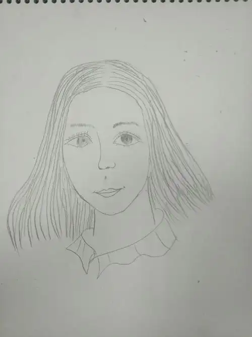 一年级小朋友们的面部速写