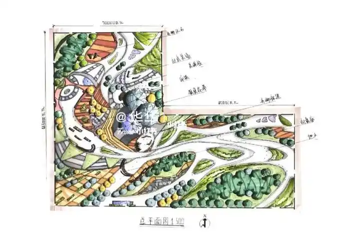 校园景观快题设计