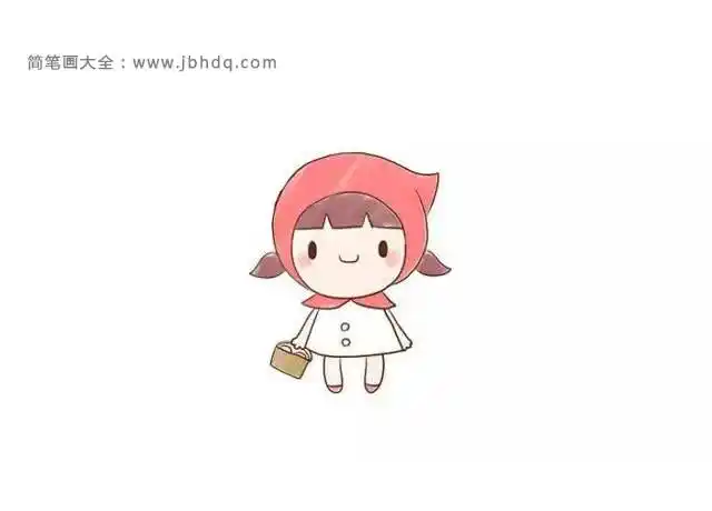 画可爱的小红帽