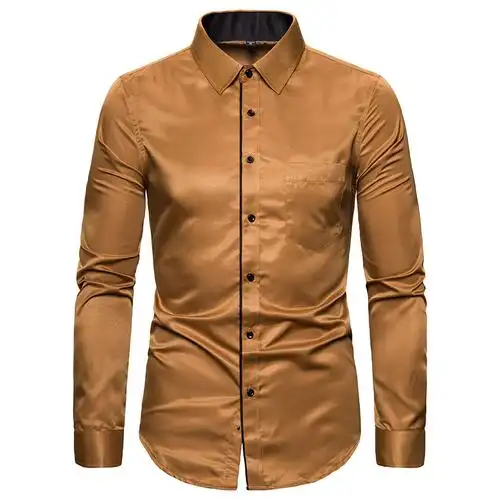 2020秋季新款男士长袖拼色衬衫 1811b c19 p30