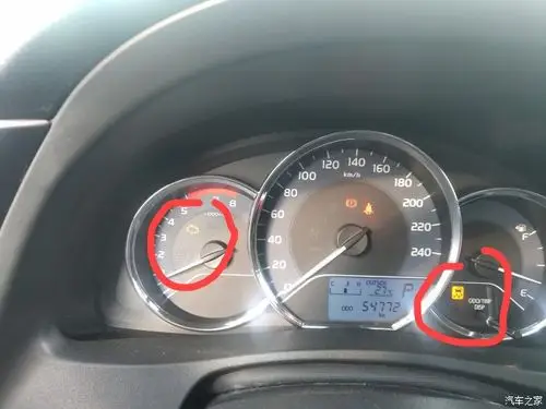 卡罗拉故障灯亮起什么情况