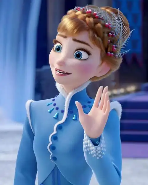 2017年衍生短片《雪宝的冰雪大冒险》安娜精修壁纸图