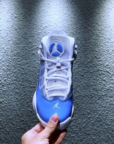 原创air jordan 6rings aj6六冠王 清新北卡蓝配色
