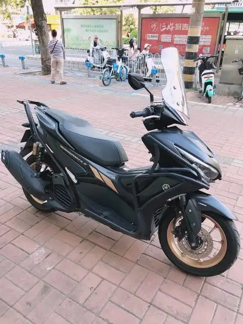 23年3月进口雅马哈nvx155 水冷abs高配置,很不错的 - 抖音