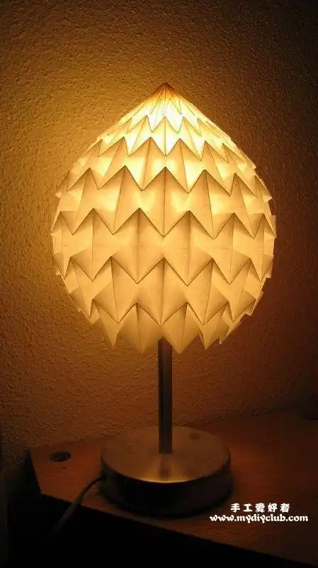 diy折纸灯罩