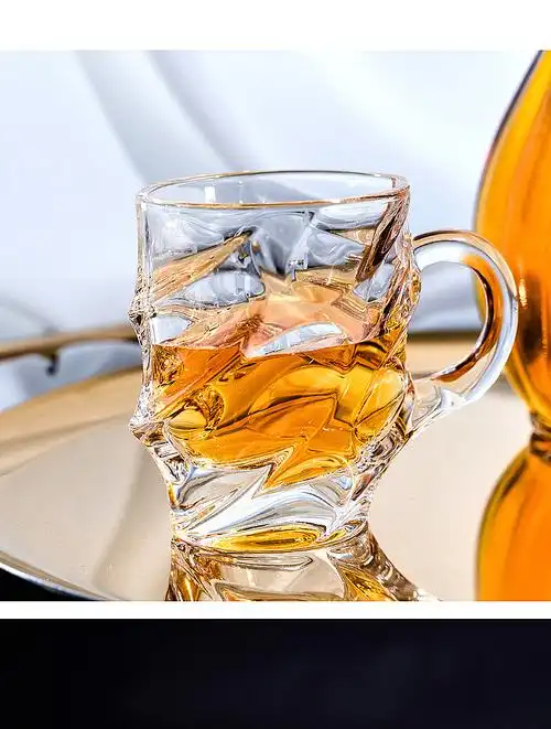 捷克原装进口bohemia水晶玻璃咖啡杯茶杯热饮杯牛奶杯家用杯捷克