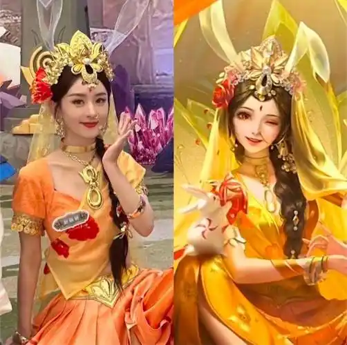 赵丽颖cos公孙离,精致还原玉兔公主形象_网友_新作_上线