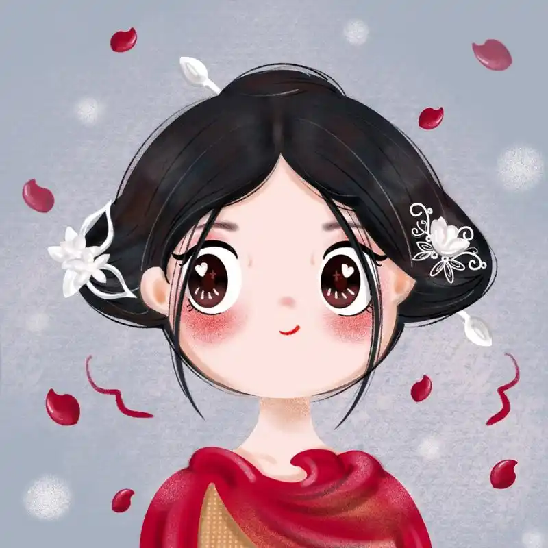 红衣陈芊芊动漫女生高清头像