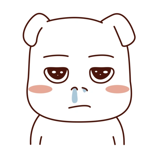 卡通手绘疾病感冒男子擤鼻涕元素