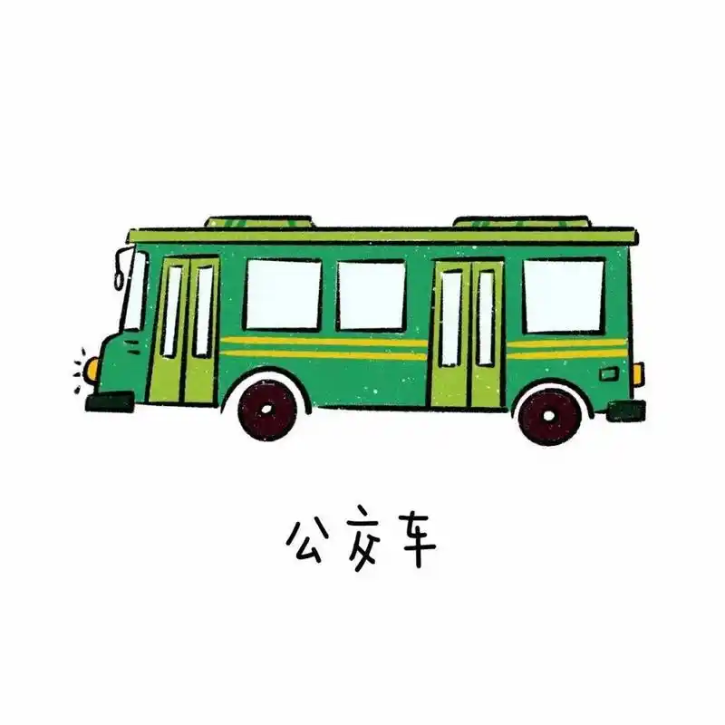 汽车的种类 卡通打印素材