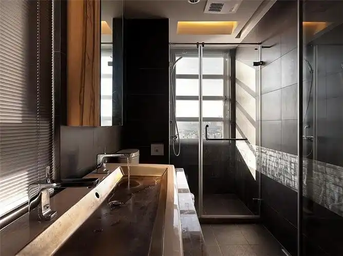 2平米卫生间暗格装修图片  惠州长银浅水湾5张简约风格设计惠州三远大