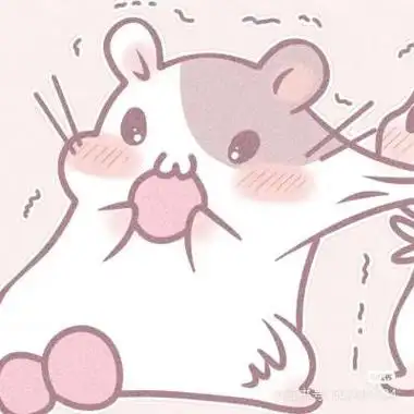 高清可爱小仓鼠情侣头像一左一右图片