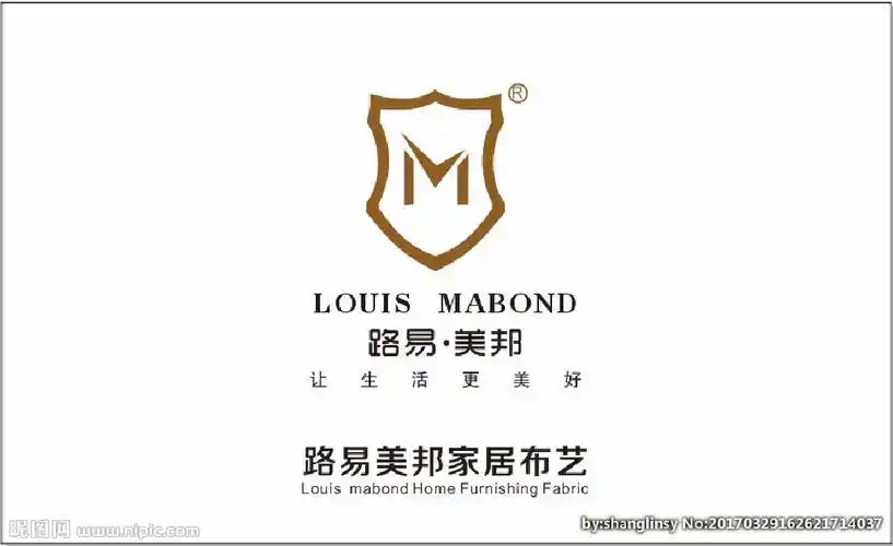 路易美邦窗帘logo设计图__广告设计_广告设计_设计图库_昵图网nipic.