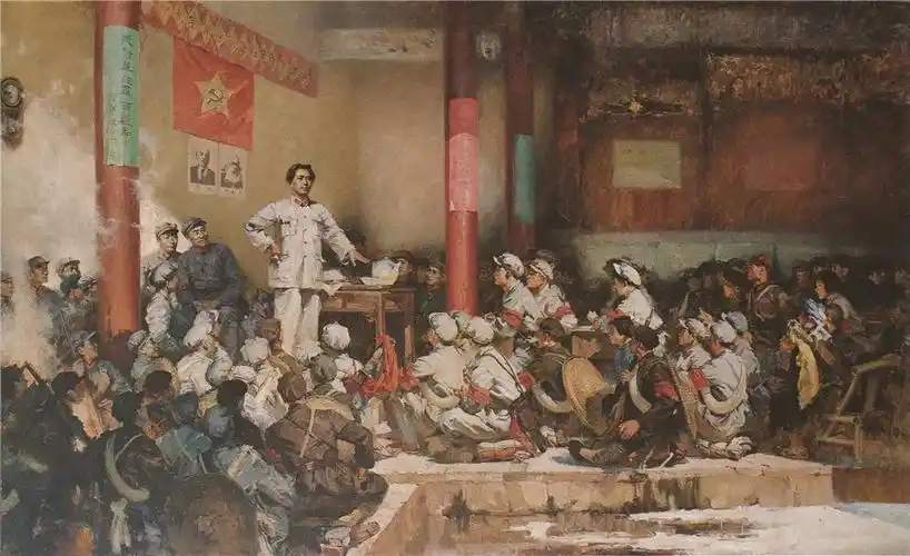 庆祝建党100周年丨永远跟党走红色经典美术作品线上展览一