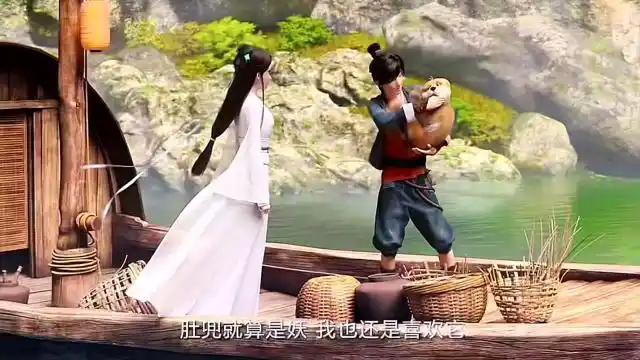 《白蛇缘起》肚兜我们意念合一你尾巴在我这儿!