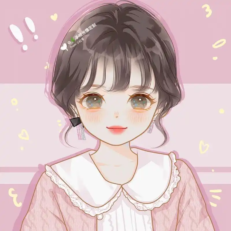 超好看的动漫q版女生头像/一整个温柔住了 生活奇奇怪怪,你要可可爱爱