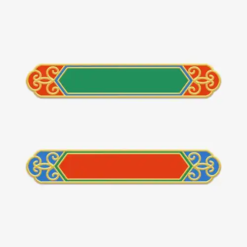 中式花纹复古标题栏佬