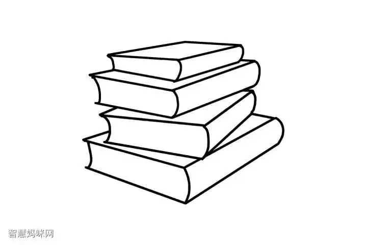 一叠书的画法-图8一叠书的画法-图9一叠书的画法-图10