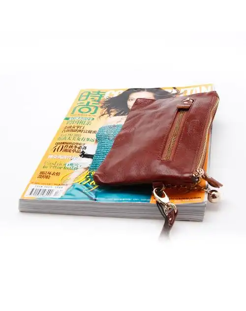 黑桃皇后queen spade女包专场-休闲红棕色手拿包