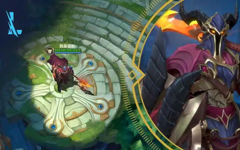 lol手游:潘森屠龙勇士皮肤实战,硬汉专属