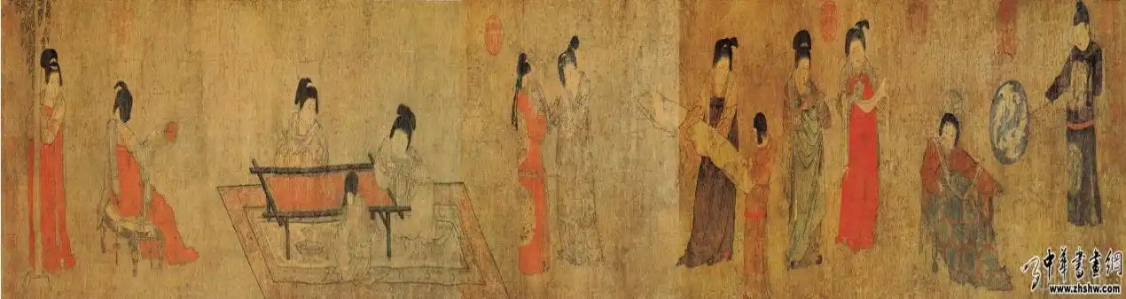 《挥扇仕女图》