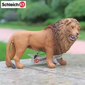 思乐schleich动物模型 野生动物咆哮的狮子母狮子玩具14726 14825