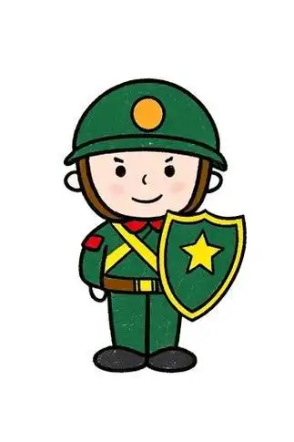 🎨士兵简笔画💪