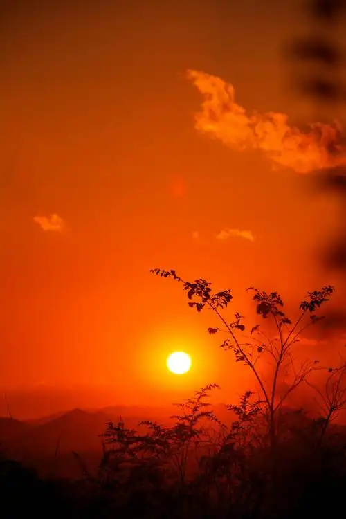 大青山最美夕阳!