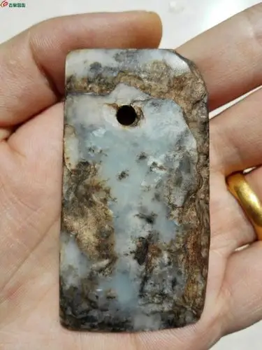 甘肃马家窑文化白玉铲 (距今5000年左右 永久保真 保到代) - 金银玉器