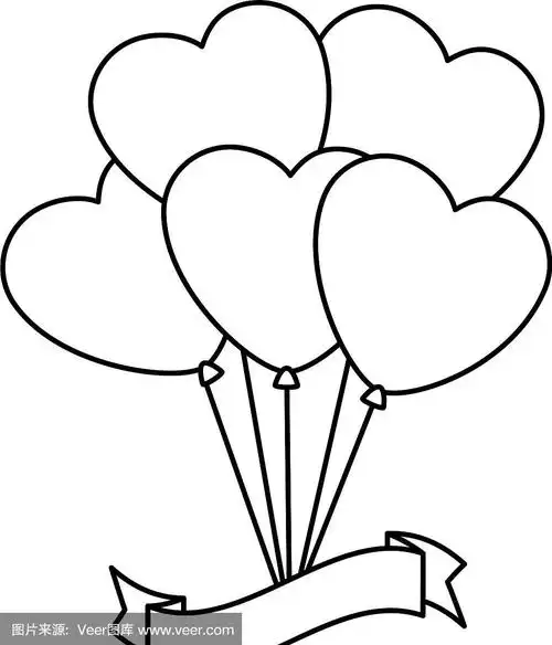 气球心形图标