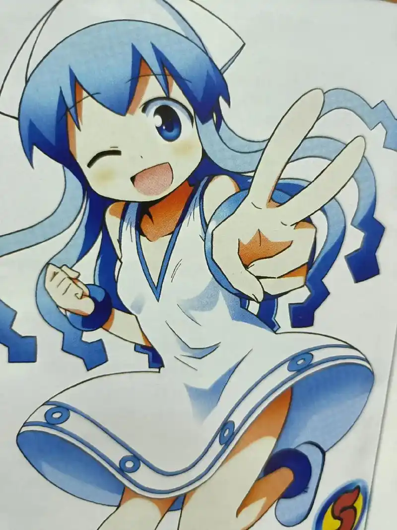 拼多多5r一本买的.乌贼娘可爱#二次元#乌贼娘 #漫画 #漫 - 抖音