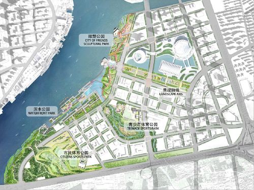 城市河岸滨水滨河滨江带湿地公园景观规划设计方案文本 su cad