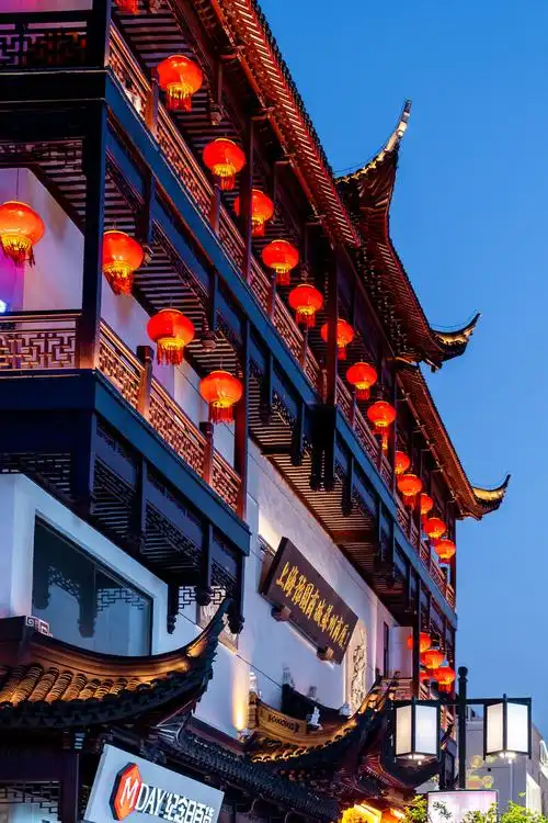 苏州观前街夜景