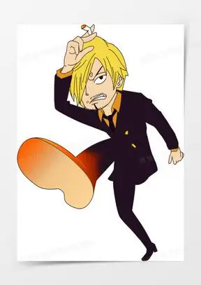 免扣背景png素材海贼王