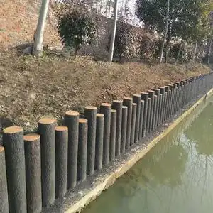 钢筋混凝土河道护坡水泥木桩正品河堤坝护岸桩水利砼浇筑柱子围栏