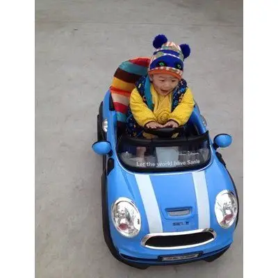 宝马款儿童电动车宝宝遥控小汽车四轮双驱童车小孩玩具车可坐包邮