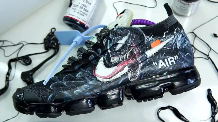 【球鞋定制】ow 毒液 nike三重联名定制