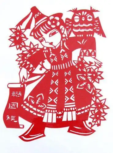 民族的剪纸欣赏高清中国梦剪纸底稿模板手工刻纸图样模板中国风窗花