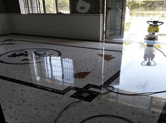 水磨石地面拼花图案造型效果图