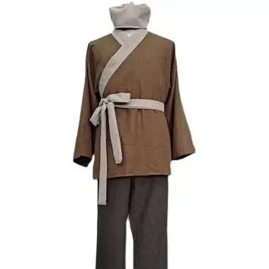 古装古代百姓平民村民店小二群路人下人家丁衣服演出戏服民族服装