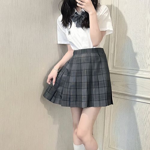 米蔓樱(mimanyinf)米蔓樱秋田立中原创半裙jk裙39cmjk短裙格子裙jk