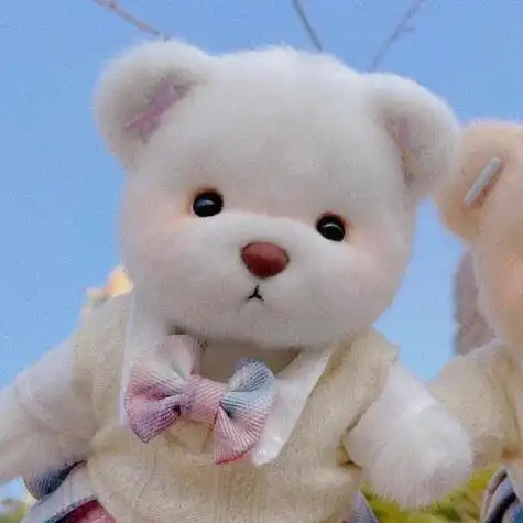 很火的ins小熊头像图片,女生最喜欢的玩偶来了